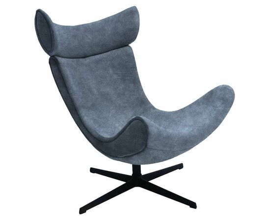 Кресло TORO тёмно-серый, искусственная замша | Интернет магазин мебели и декора LifeDekor