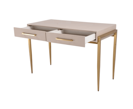 Стол-консоль Роззи с 2-мя ящиками MC9003-120BG, 120х55х78 см, бежевый, изображение 6 | Интернет магазин мебели и декора LifeDekor