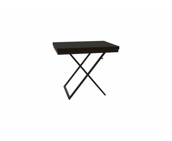 Стол трансформер Орфей 1, чёрный/темный венге, изображение 5 | Интернет магазин мебели и декора LifeDekor