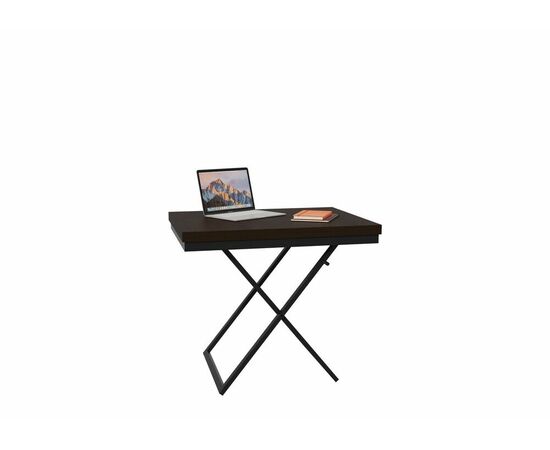 Стол трансформер Орфей 1, чёрный/темный венге, изображение 6 | Интернет магазин мебели и декора LifeDekor