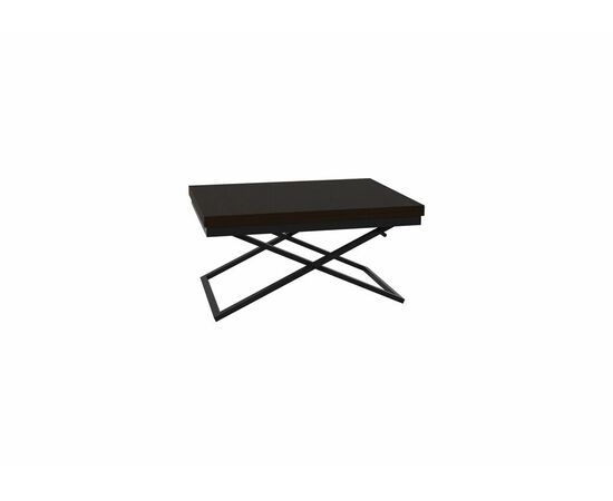 Стол трансформер Орфей 1, чёрный/темный венге, изображение 7 | Интернет магазин мебели и декора LifeDekor