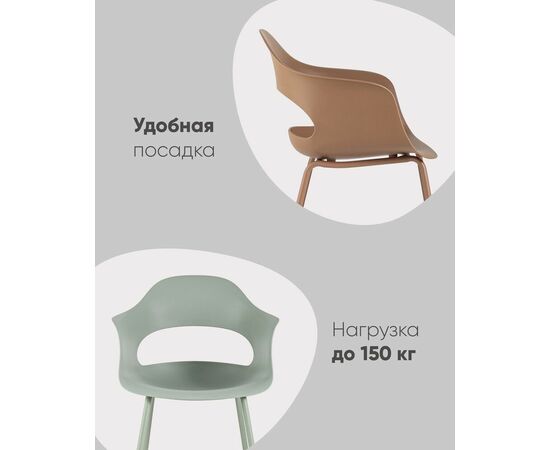 Стул Lady пластик нежно-розовый, изображение 5 | Интернет магазин мебели и декора LifeDekor