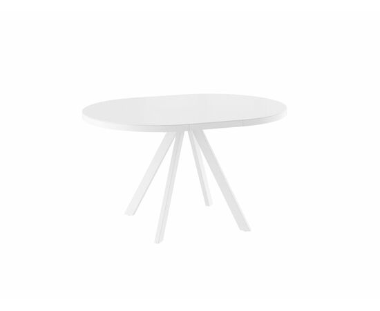 Стол Рондо М D100, Белый, МАТТЕЛЮКС/белыЙ, изображение 2 | Интернет магазин мебели и декора LifeDekor