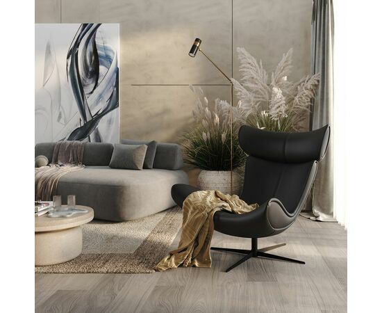 Кресло TORO тёмно-серый, искусственная замша, изображение 10 | Интернет магазин мебели и декора LifeDekor