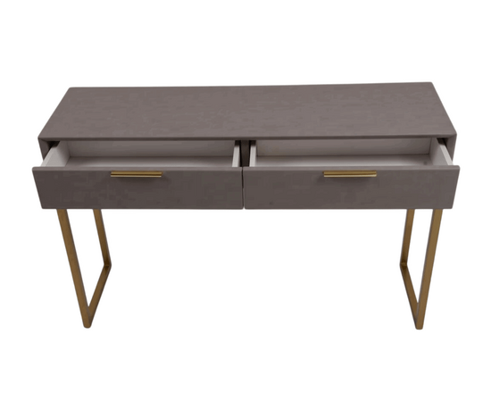 Стол-консоль Логан с 2-мя ящиками MC9001-120GR, 120х35х78 см, светло-серый, изображение 2 | Интернет магазин мебели и декора LifeDekor
