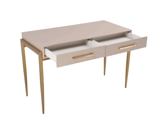 Стол-консоль Роззи с 2-мя ящиками MC9003-120BG, 120х55х78 см, бежевый, изображение 9 | Интернет магазин мебели и декора LifeDekor