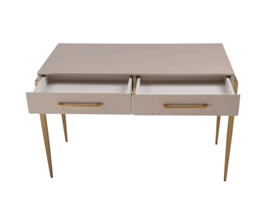 Стол-консоль Роззи с 2-мя ящиками MC9003-120BG, 120х55х78 см, бежевый, изображение 8 | Интернет магазин мебели и декора LifeDekor