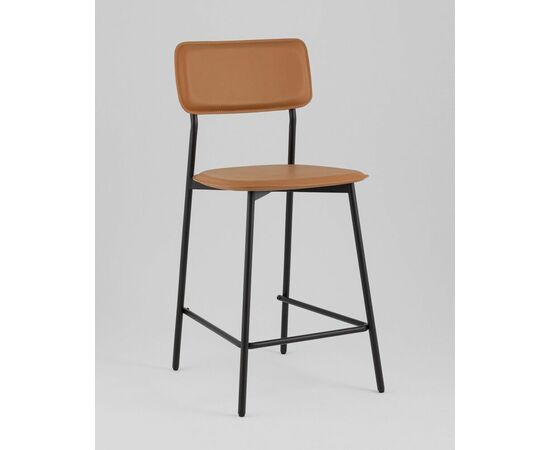 Стул полубарный Mikkie коричневый, изображение 2 | Интернет магазин мебели и декора LifeDekor