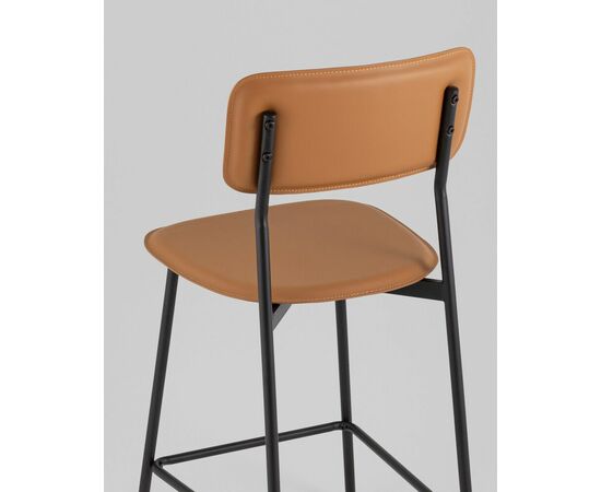Стул полубарный Mikkie коричневый, изображение 7 | Интернет магазин мебели и декора LifeDekor