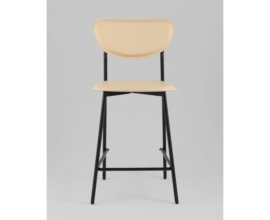 Стул полубарный Minnie бежевый, изображение 3 | Интернет магазин мебели и декора LifeDekor