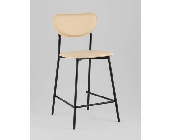 Стул полубарный Minnie бежевый, изображение 2 | Интернет магазин мебели и декора LifeDekor