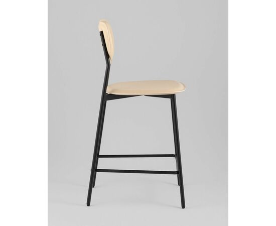 Стул полубарный Minnie бежевый, изображение 4 | Интернет магазин мебели и декора LifeDekor