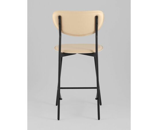 Стул полубарный Minnie бежевый, изображение 5 | Интернет магазин мебели и декора LifeDekor