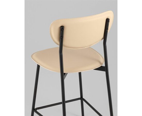 Стул полубарный Minnie бежевый, изображение 7 | Интернет магазин мебели и декора LifeDekor