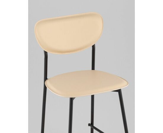 Стул полубарный Minnie бежевый, изображение 8 | Интернет магазин мебели и декора LifeDekor