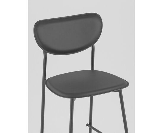 Стул барный Minnie чёрный, изображение 8 | Интернет магазин мебели и декора LifeDekor