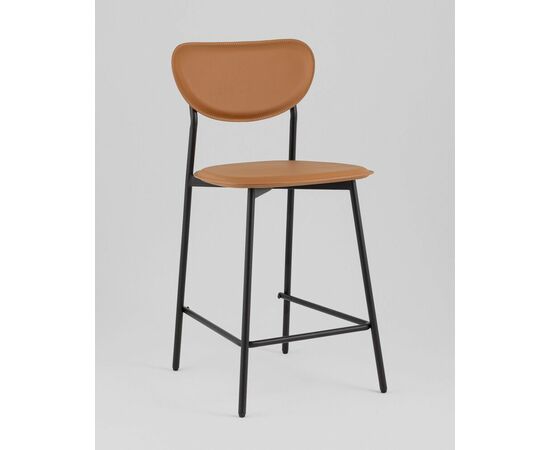 Стул полубарный Minnie коричневый, изображение 2 | Интернет магазин мебели и декора LifeDekor