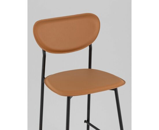 Стул полубарный Minnie коричневый, изображение 8 | Интернет магазин мебели и декора LifeDekor