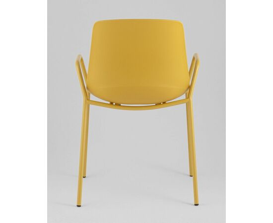 Стул Kaira пластик горчичный, изображение 5 | Интернет магазин мебели и декора LifeDekor