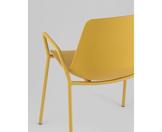 Стул Kaira пластик горчичный, изображение 7 | Интернет магазин мебели и декора LifeDekor