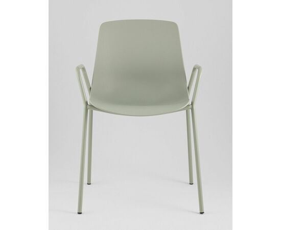 Стул Kaira пластик серо-зеленый, изображение 3 | Интернет магазин мебели и декора LifeDekor