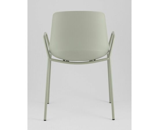 Стул Kaira пластик серо-зеленый, изображение 5 | Интернет магазин мебели и декора LifeDekor