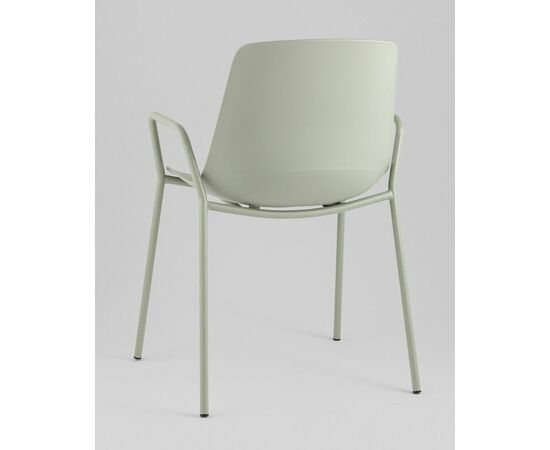 Стул Kaira пластик серо-зеленый, изображение 6 | Интернет магазин мебели и декора LifeDekor