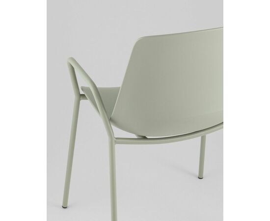 Стул Kaira пластик серо-зеленый, изображение 7 | Интернет магазин мебели и декора LifeDekor