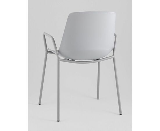 Стул Kaira пластик серый, изображение 8 | Интернет магазин мебели и декора LifeDekor