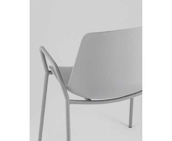 Стул Kaira пластик серый, изображение 9 | Интернет магазин мебели и декора LifeDekor