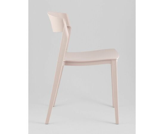 Стул Moris пластик нежно-розовый, изображение 10 | Интернет магазин мебели и декора LifeDekor