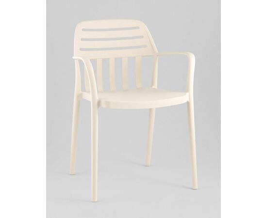 Стул Siena пластик бежевый, изображение 2 | Интернет магазин мебели и декора LifeDekor