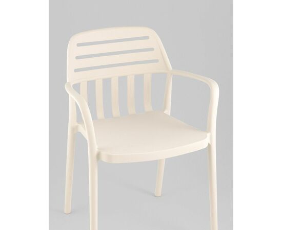 Стул Siena пластик бежевый, изображение 8 | Интернет магазин мебели и декора LifeDekor