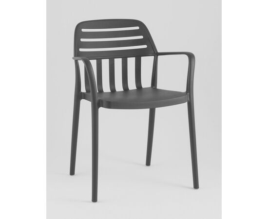 Стул Siena пластик черный, изображение 2 | Интернет магазин мебели и декора LifeDekor