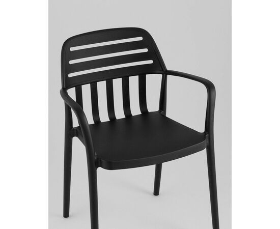 Стул Siena пластик черный, изображение 8 | Интернет магазин мебели и декора LifeDekor
