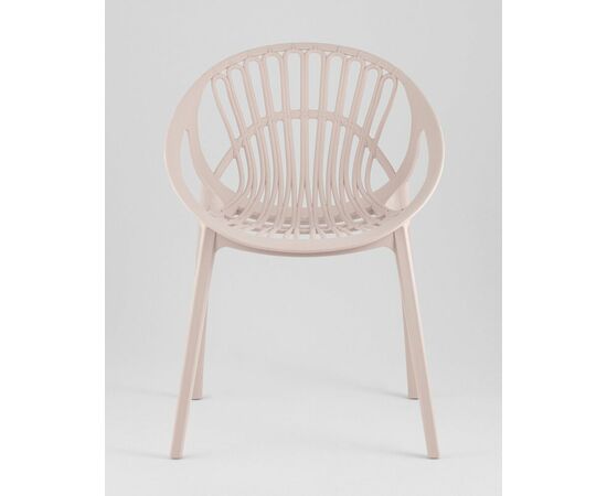 Стул Takeo пластик нежно-розовый, изображение 5 | Интернет магазин мебели и декора LifeDekor