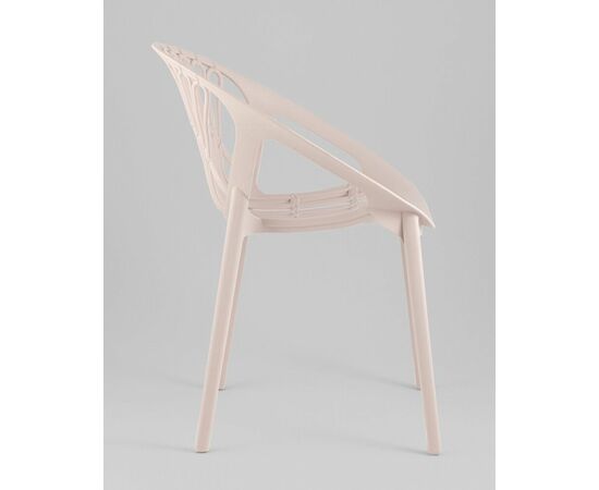Стул Takeo пластик нежно-розовый, изображение 6 | Интернет магазин мебели и декора LifeDekor
