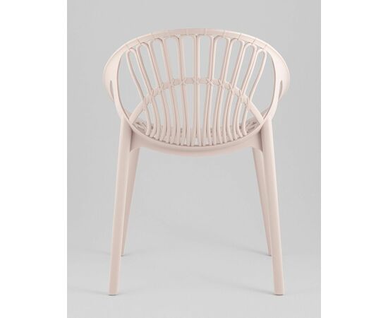 Стул Takeo пластик нежно-розовый, изображение 7 | Интернет магазин мебели и декора LifeDekor