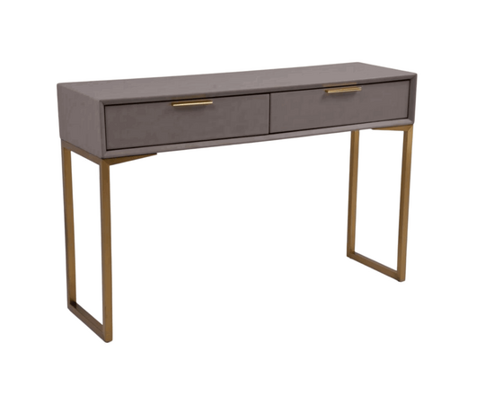 Стол-консоль Логан с 2-мя ящиками MC9001-120GR, 120х35х78 см, светло-серый | Интернет магазин мебели и декора LifeDekor