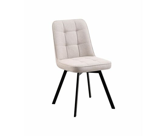 Стул Pleid вращающийся кремовый, изображение 2 | Интернет магазин мебели и декора LifeDekor