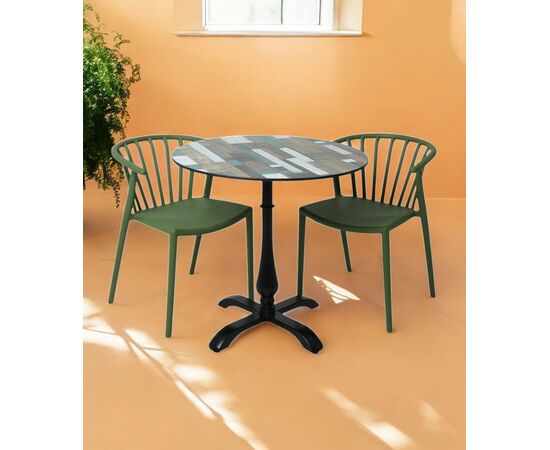 Стул Ansar пластик зеленый, изображение 7 | Интернет магазин мебели и декора LifeDekor