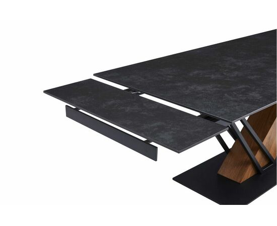 Стол Morion 160-220*90 черная керамика/черный, дерево, изображение 8 | Интернет магазин мебели и декора LifeDekor