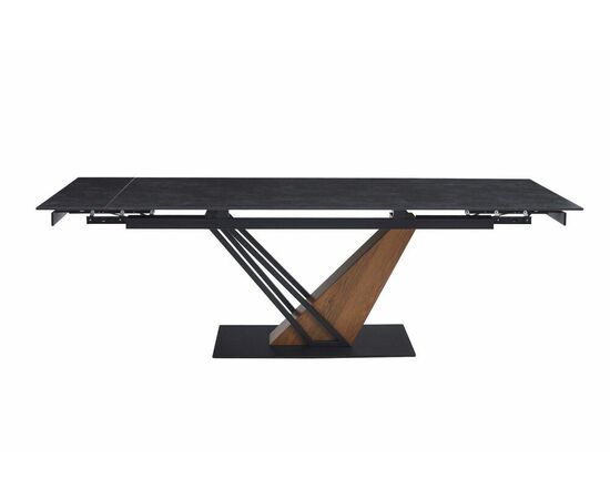 Стол Morion 160-220*90 черная керамика/черный, дерево, изображение 7 | Интернет магазин мебели и декора LifeDekor