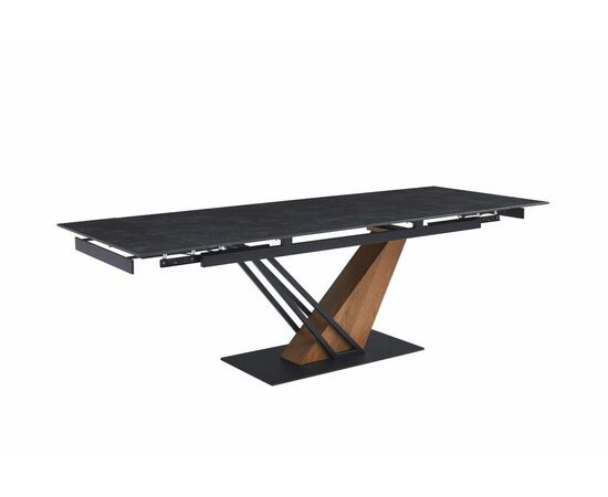 Стол Morion 160-220*90 черная керамика/черный, дерево, изображение 4 | Интернет магазин мебели и декора LifeDekor