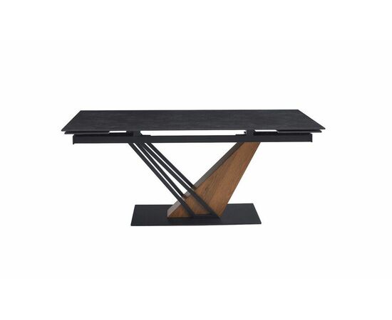 Стол Morion 160-220*90 черная керамика/черный, дерево, изображение 6 | Интернет магазин мебели и декора LifeDekor