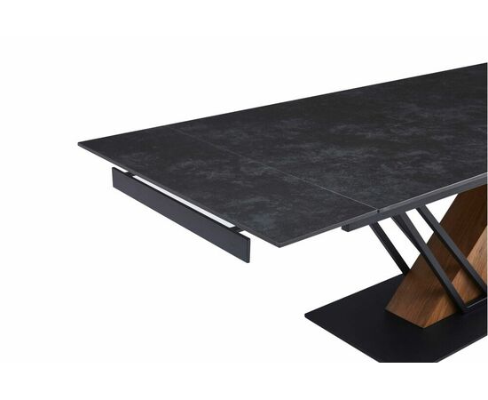 Стол Morion 160-220*90 черная керамика/черный, дерево, изображение 9 | Интернет магазин мебели и декора LifeDekor