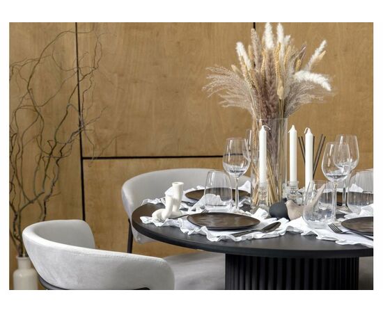 Стол деревянный Барел 110 черный / черный, изображение 3 | Интернет магазин мебели и декора LifeDekor