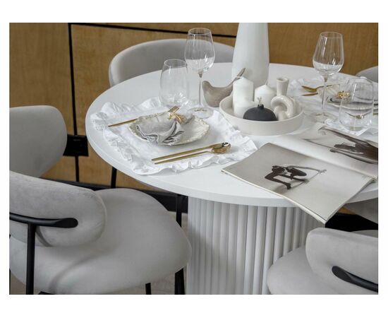 Стол деревянный Барел 110 белый / белый, изображение 11 | Интернет магазин мебели и декора LifeDekor