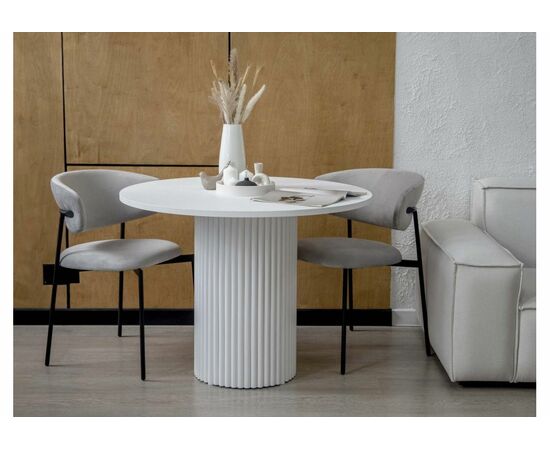 Стол деревянный Барел 110 белый / белый, изображение 2 | Интернет магазин мебели и декора LifeDekor