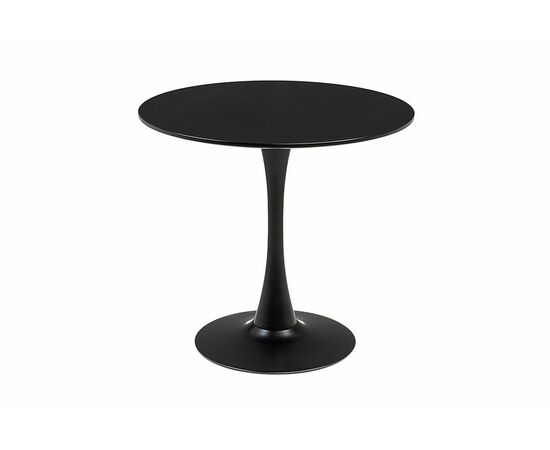 "Беллини" пластиковый круглый стол Ø80см, цвет темно-серый | Интернет магазин мебели и декора LifeDekor